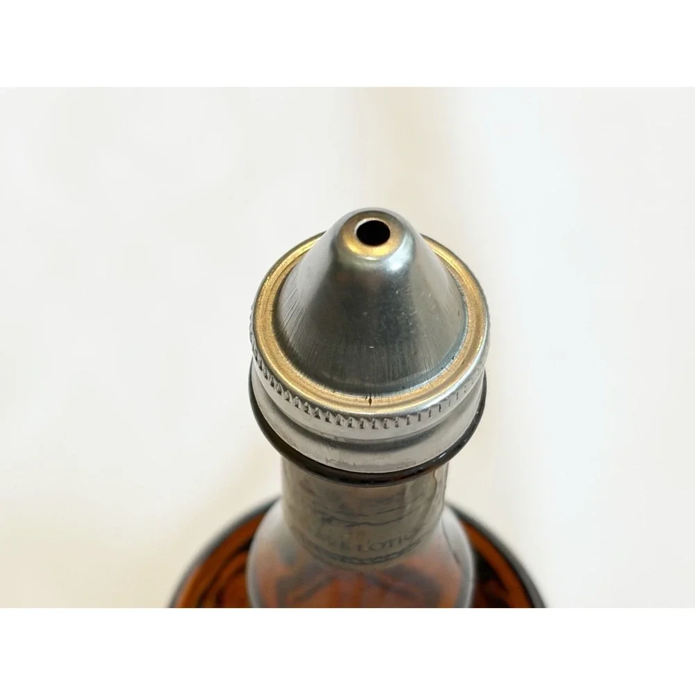Vintage Stetson After Shave Lotion 1.5 oz Glass shaker bottle metal top